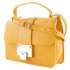 Jimmy Choo 2WAY Mini Shoulder Handbag Yellow Calfskin Women Used