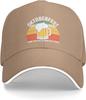 Oktoberfest Team Lets Get Schnitzel Faced Hat Unisex Women Baseball Cap Cool Sun Helmet Party Celebration Decorations