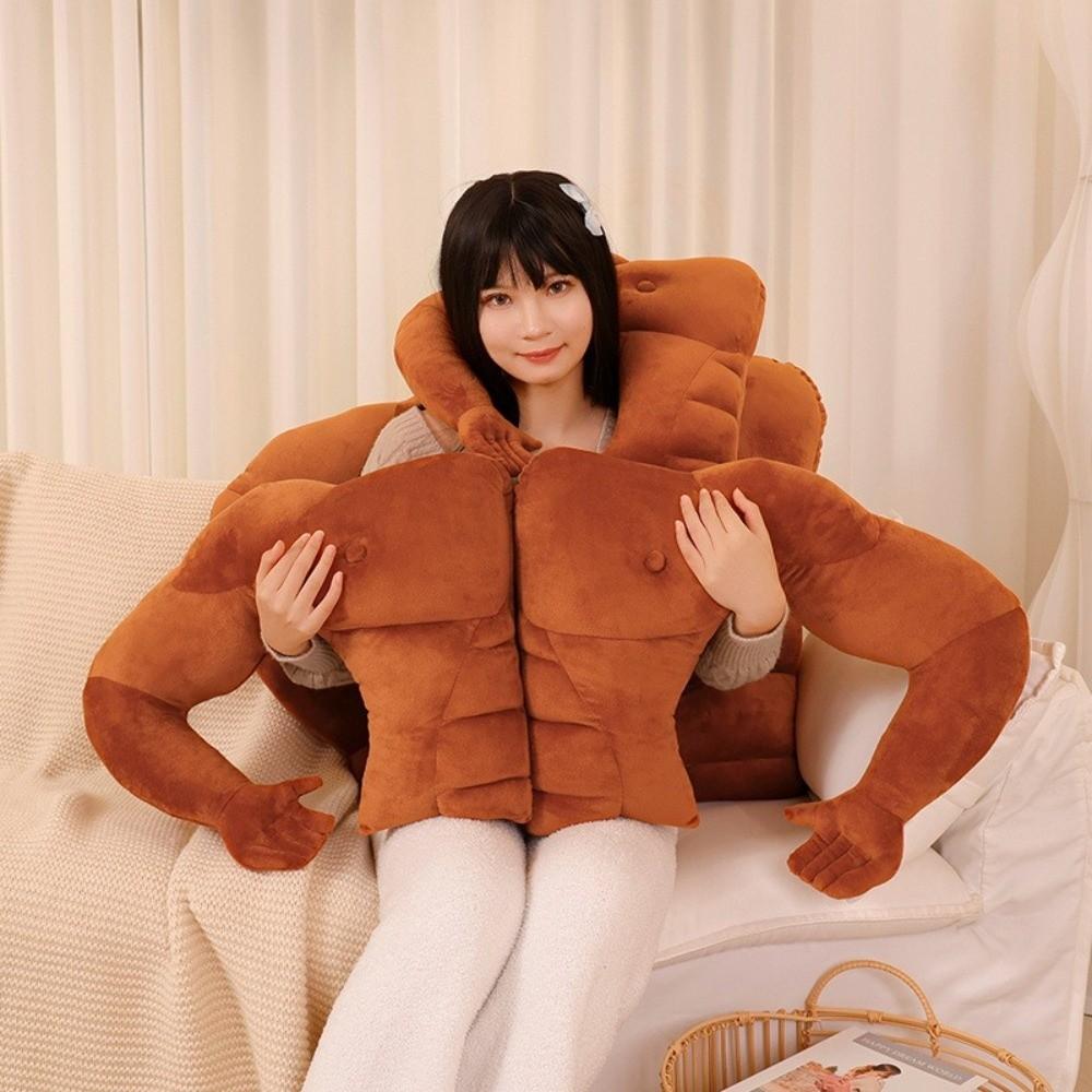 Hunky Chest Arm Pillow Throw Pillow Body Shape Pillow Creative Partner Pillow  Home Decor