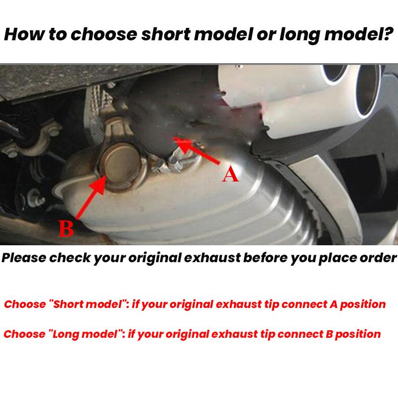 Quad Car Exhaust Tip For Porsche Cayenne 958 2011-2014 304 Stainless Steel Muffler Tip Nozzle Tailpipe Exhaust System Tuning Tip