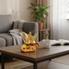 Handicraft Ceramic Rabbit Ring Holder Unique Aesthetic Easter Rabbit Ornament  Home Decoration
