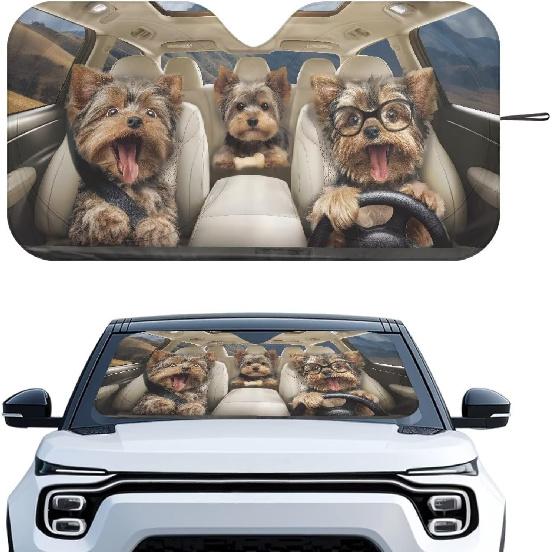 Fashion Cat Car Window Shades Foldable Car Windshield Sunshades Automotive Windshield Sunshades Keep Cool UV Rays Protection for Most Sedan Truck Van