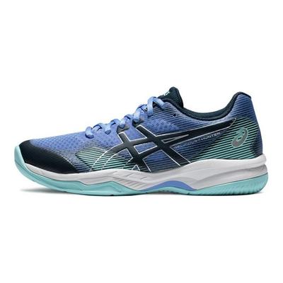 Gel-Court Hunter 2 Durable Low-Top Badminton Shoes Women Sneaker Blue Black 1072A065-403