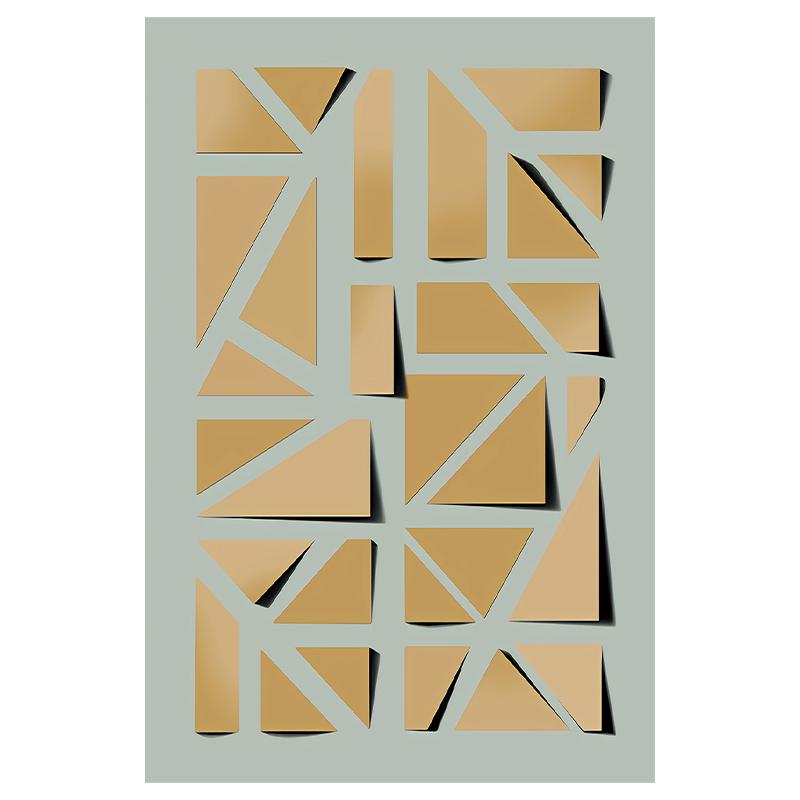 Abstract 3D Effect Patterns Poster Wall Art Canvas Painting Modern Poster And Picture Wall Pictures For Living Room Home Decor