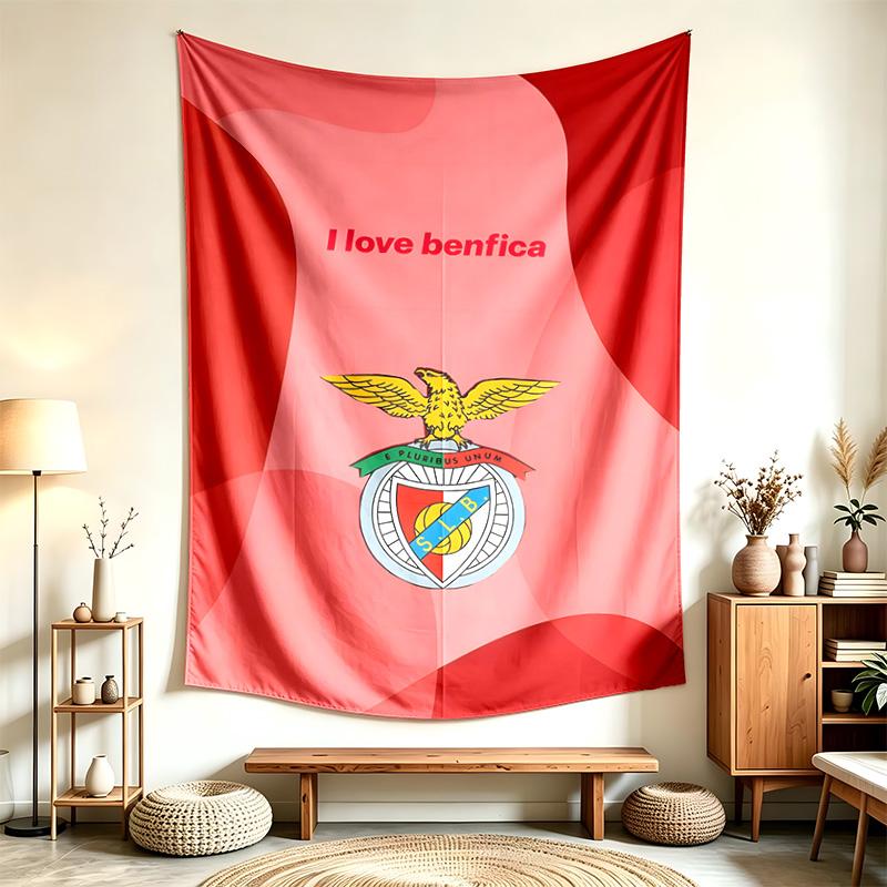 Sport Lisboa e Benfica (1) Arazzo Adatto Per Decorare Case Dormitori E Camere Da Letto Morbido Al Tatto E Un Regalo Perfetto Per Amici E Familiari