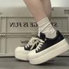 Big head thick-soled muffin autumn and winter new heightening casual versatile sports lightweight board shoes