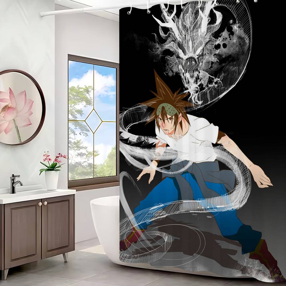 God Of H-high S-school Shower Curtain With Waterproof And Mold Resistant Shower Curtain Polyester Durable Bathroom Screen