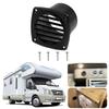 Air Outlet Boat Vent Louvered Grille Hose Vent with Mounting Screws Universal Marine Replacement Air Hose Thru Vent