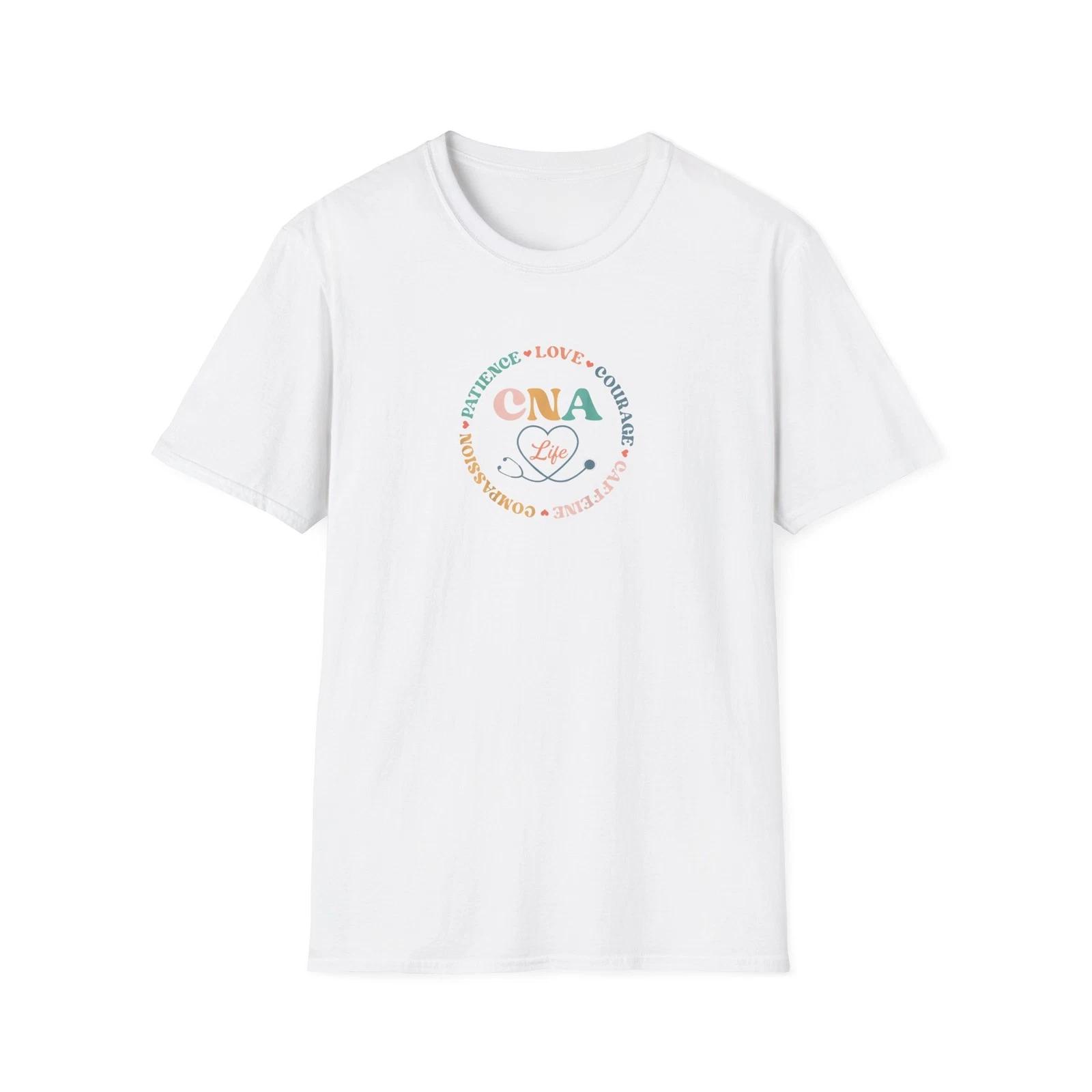 Inspirational CNA T-Shirt, Live Love Encourage Soft Tee, Nurse Gift, Healthcare L