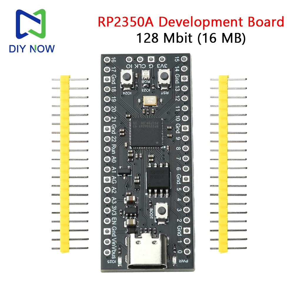 RP2350 Development Board Dual Core Cortex-M33 RISC-V 150MHz 520KB SRAM 16MB Flash PIO USB MicroPython for Raspberry Pi Pico 2