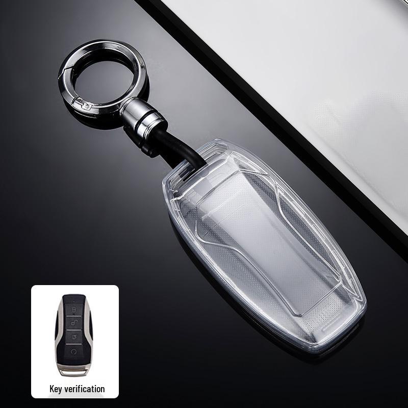 BYD Key Case: TPU Full Coverage Protective Shell for Song Qin PLUS/dmi Dolphin - Anti-Fall Design.