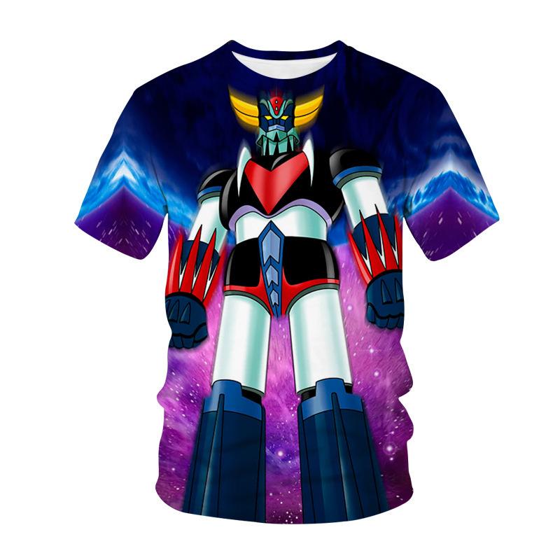 Anime Grenadier T-shirt 3D Printed Street Wear Men's Short Sleeved T-shirt