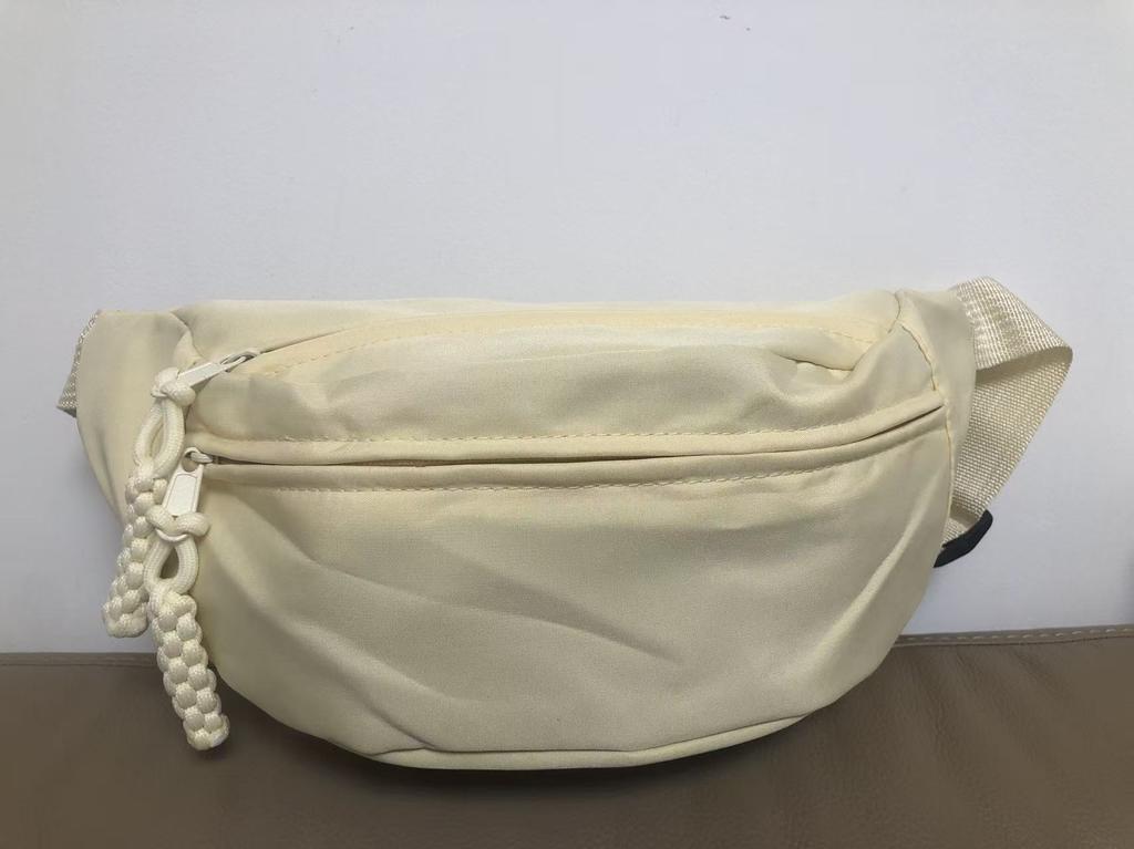 Brust Banana Bag für Damen Sling Crossbody Hüfttasche Canvas Lauf-Hüfttasche Lässige Bauchtaschen Sport Halbmond Gürteltasche