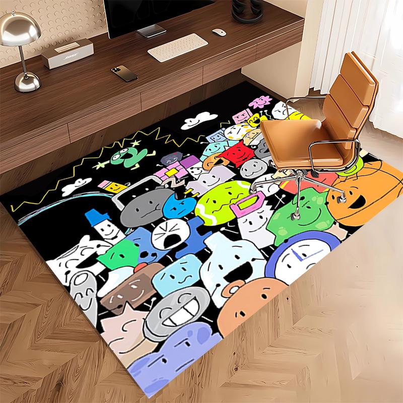1pc Inanimate Insanity Print Area Rug - Soft, Washable Non-Slip Indoor Mat, Living Room, Home Office Decorative Rug,Office Decorative