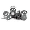 Voor VW VOLKSWAGEN 2026 Nieuw voor Volkswagen 4 Stuks Auto Wielen Band Ventielsteel Dop Cover Rline R Golf 4 5 7 Jetta CC Tiguan Touran Pa