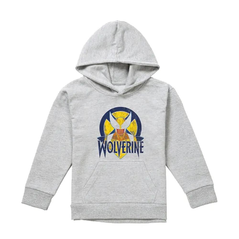 X-Men Childrens/Kids Wolverine Retro Pull Over Hoodie