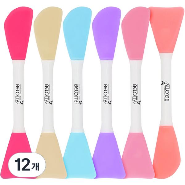

Belotti Dual Silicone Pack Brush Pack Brush A Type, Random Delivery, 12 Pieces, the most popular beauty accessory in Korea