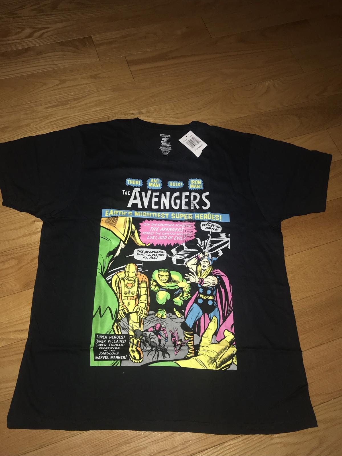 Marvel The Avengers T-Shirt Large New With Tags S