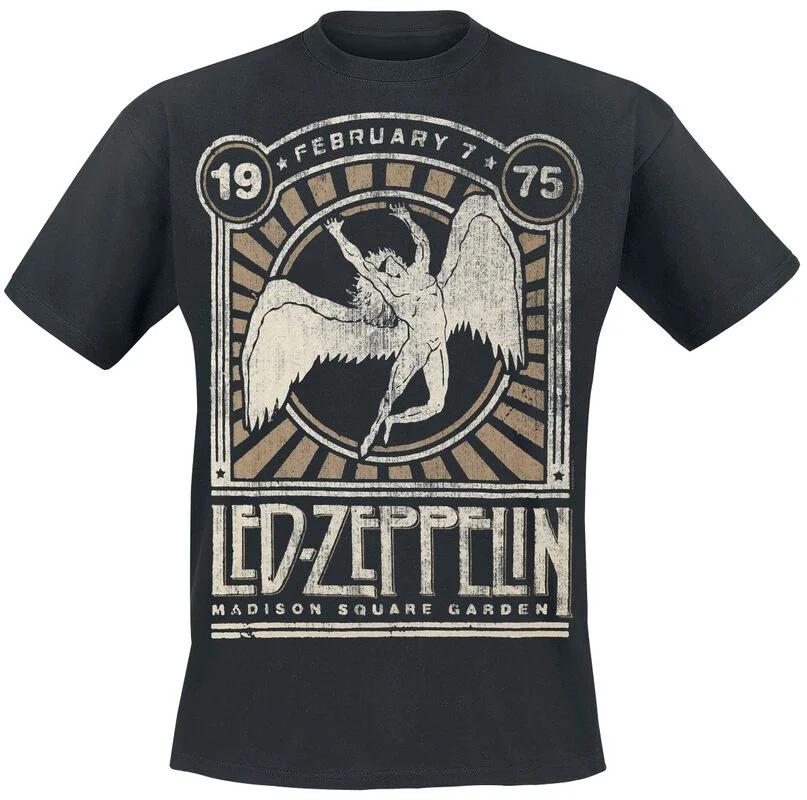 Symbols Est. 1968 Led Zeppelin Band T-Shirt 100% Cotton Graphic Tee Men Women Summer Streetwear Top S разноцветный