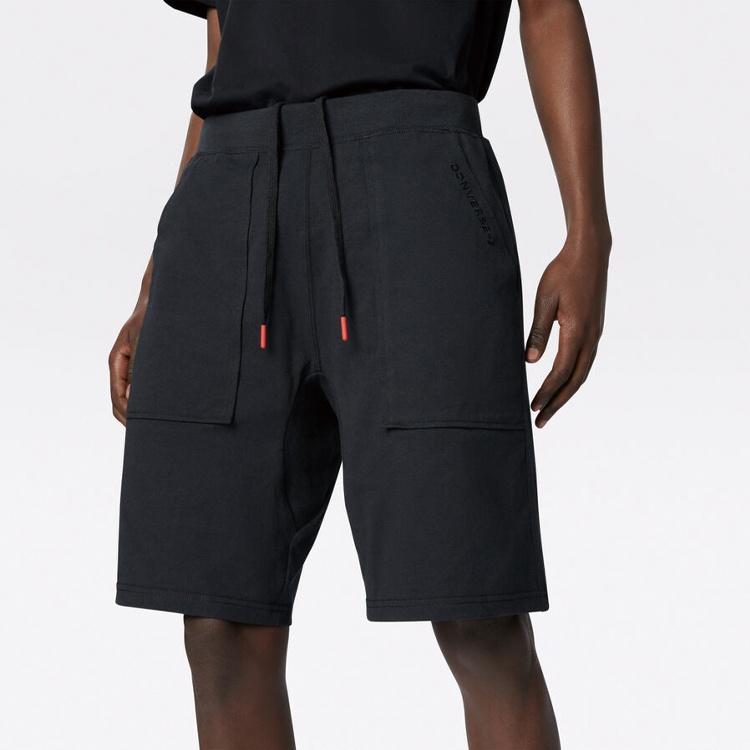 Converse Jersey Short Asia Sizing 'Black' Men's 10018821-A04