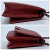 Boy CHANEL Chain Wallet Gunmetal Shoulder Clutch Bag Lambskin Red Women's Coco Mark Clasp