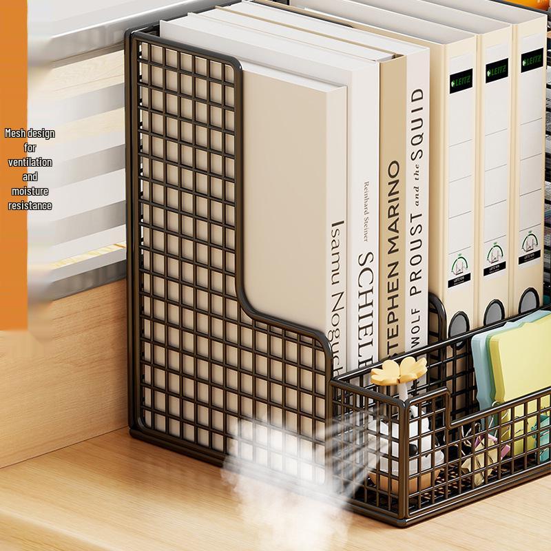 A4 File Organizer Box - Office Desk Storage & Bookshelf Folder System