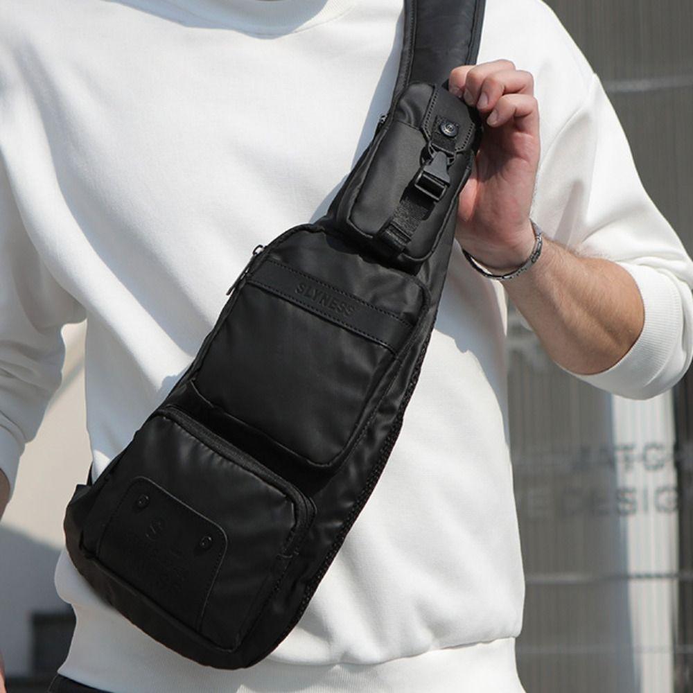

Nylon Crossbody Bag Wear-resistant Chest Bag High Quality Shoulder Bag Leisure