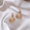 Lady Star Simulated Pearl Long Dangle Earrings for Women Shiny Rhinestone Vintage Drop Earring Fashion