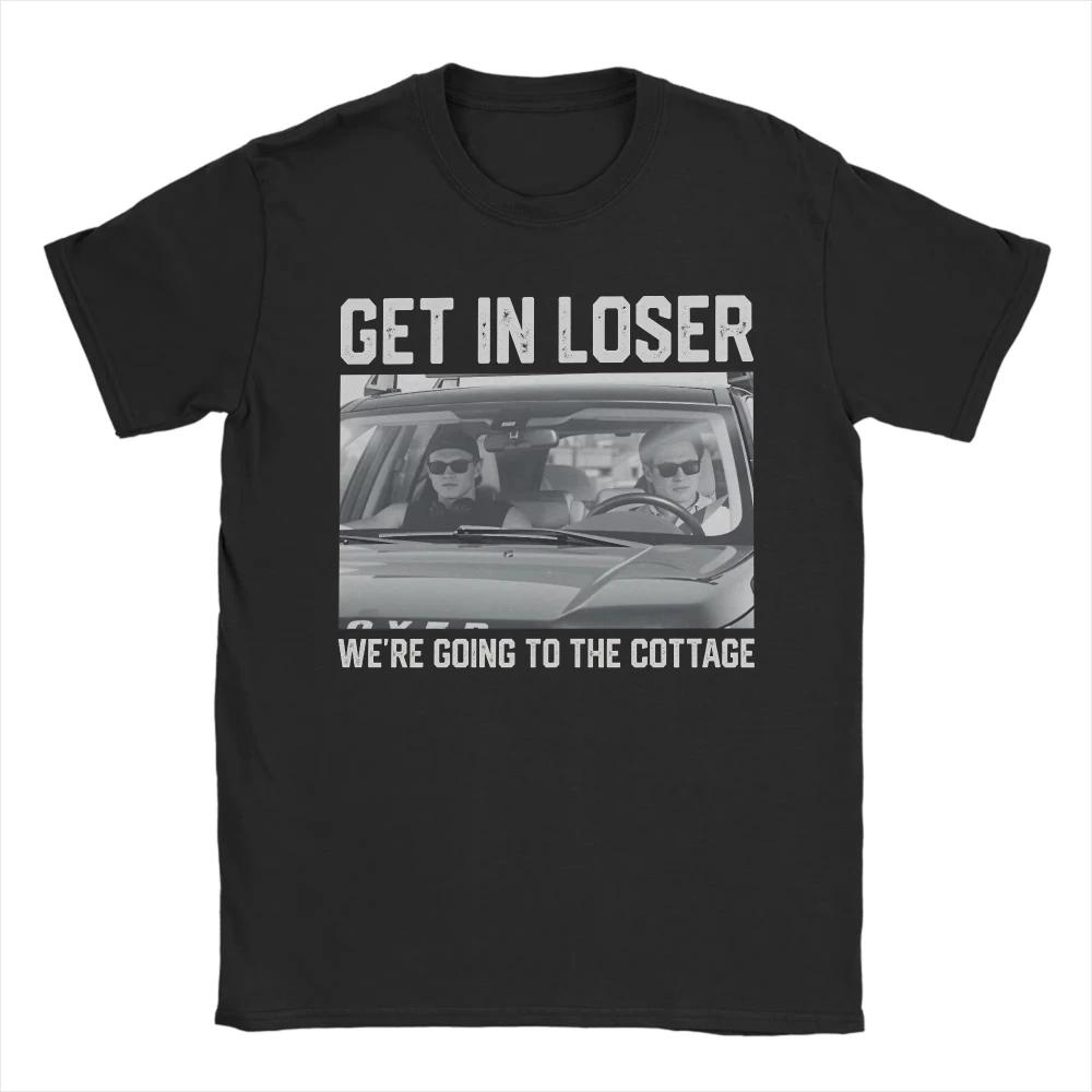 

Get in Loser We Re Going To The Cottage Featuring Men s Women T-Shirt Heated Rivalry T-Shirt Summer Cotton S
