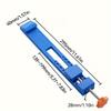 Linear motion guide rail for circular saw, adjustable base guide rail with clamp, compatible with 3-1/2 to 7-inch circular saw