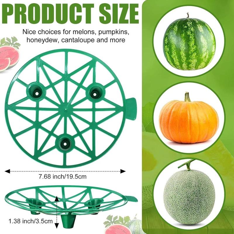 10PCS Melon Cradle Pumpkin Watermelon Stand Plastic Garden Plant Support for Squash Cantaloupe Strawberry Fruit Holder