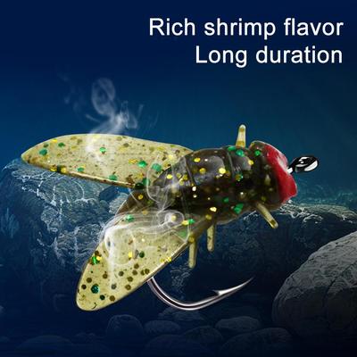 20 τεμ. Πέστροφα Jig Swimbait Αγκίστρι Μύγας Μαλακό Δόλωμα Ξηρές Μύγες Βιονικό Δόλωμα Ψαρέματος με Μύγα Δόλωμα Κιτ Ψαρευτικά Είδη Τεχνητό Σετ Δολωμάτων για Ψάρια του Γένους Lepomis