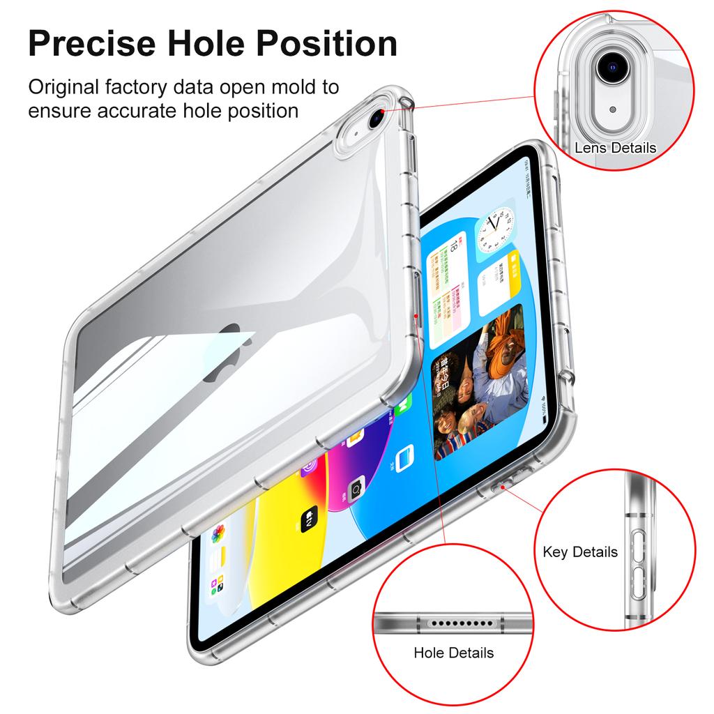 TPU Weiche Rückseite Hülle Für iPad Air 5 4 10.9inch 10.5 2022 Ultradünne Schutzhülle Für iPad Pro 11 iPad 10.2 ipad9.7 mini7 8.3in