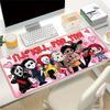 Large Multi-Size Non-Slip Rubber Base Horror, Anime, Characters Mouse Pad, Stitched Edges Keyboard Desk Mat for School, Office, Home, Gift f