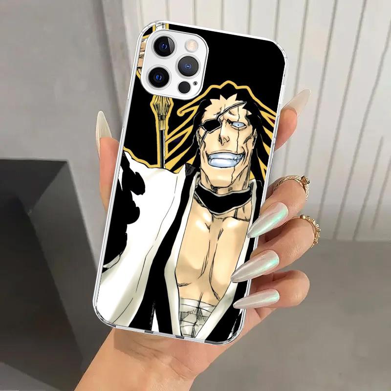 Bleach Zaraki Kenpachi Phone Case for Iphone 17 Air 16 15 Plus 14 13 Mini 12 11 Pro Max 16E 7 8 SE 2020 Soft Funda Print Shell 1