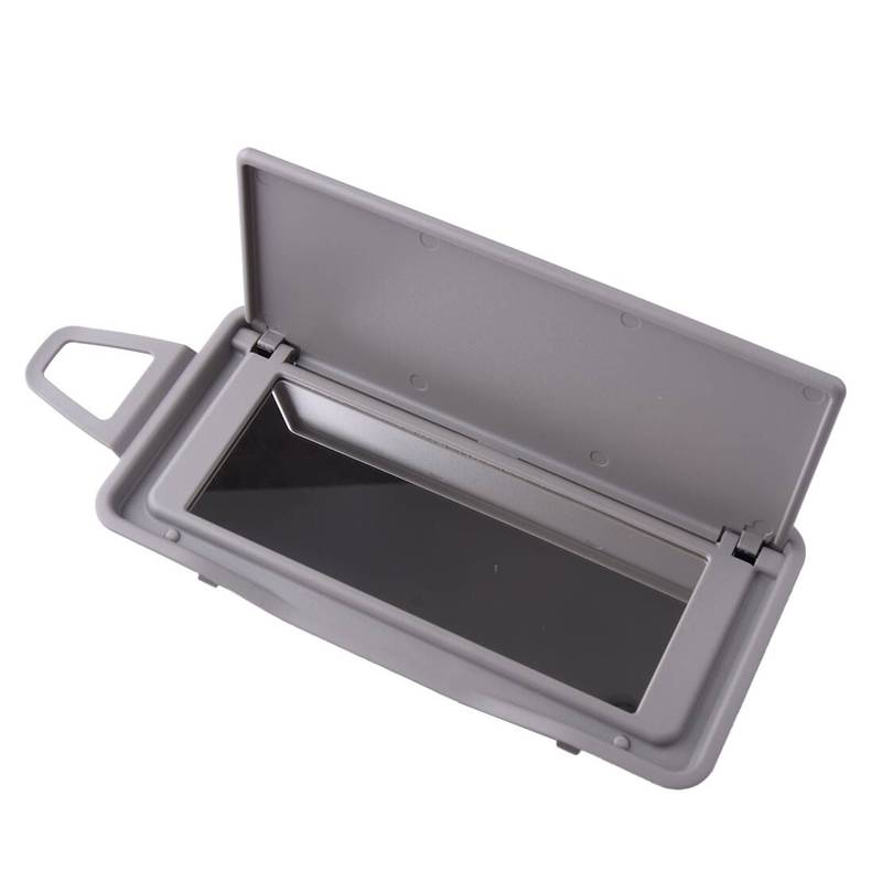 Gray Right Side Sun Visor Shade Makeup Mirror Frame Cover New Fit for Mercedes Benz E Class W212 CLS W218 2011 2012 2013 2014