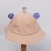 Baby bucket hat parent-child sunscreen bean tooth rabbit small yellow hat kawaii children sunscreen