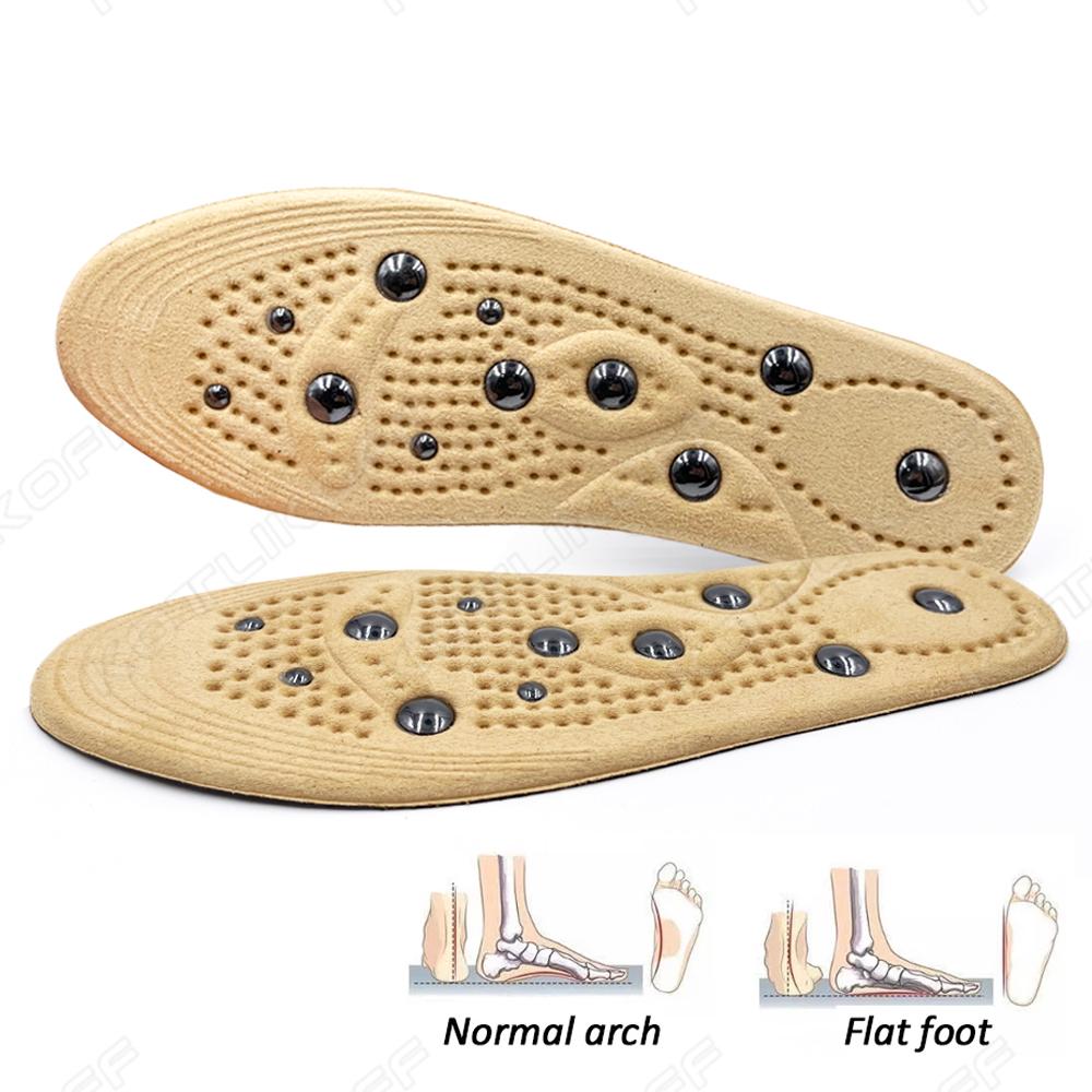 Magnet Massage Insoles Acupressure Foot Shoes Insole For Men Women Lightweight Breathable Lose Weight Shoe Sole