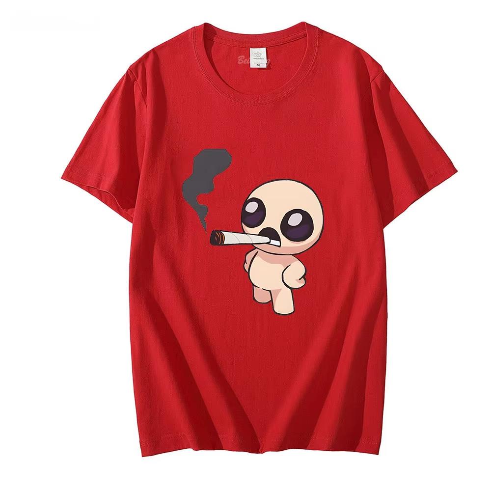 Plus Size The Binding of New T-shirt Cartoon Graphic Printing Tee-shirt High Quality Tshirt Game Camisetas O-neck Tees