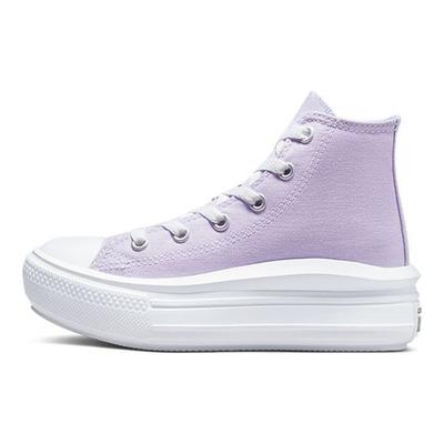Chuck Taylor All Star Move Platform High PS Gel Patch Kids Sneakers Purple Moonstone-Violet Royal-Pulse A02496C
