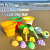 1/11 STKS Kinderen Fruit Strand Speelgoed Zomer Buiten Spellen Zand Speel Emmer Gieter Schep Kinderen Water Gereedschap Cadeau(willekeurige kleur)