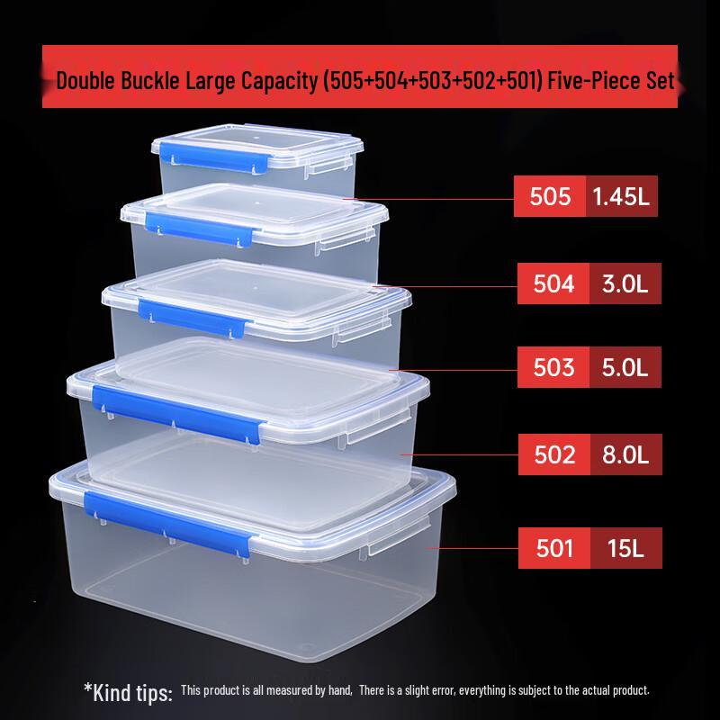 Shixun Transparent Refrigerator Food Storage Container Set