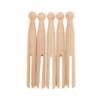 10 Stück Natürliche Holz-Wäscheklammern Holz Vintage Klammer Puppe Party Basteln