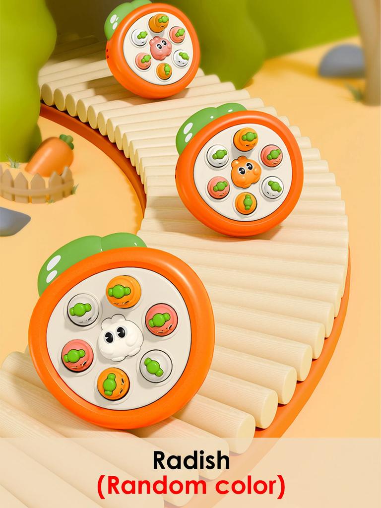 Mini 1Pcs Whack A Mole Game Hand Eye Coordination Educational Toy For Kids Random Color Finger Pinch Stress Easing