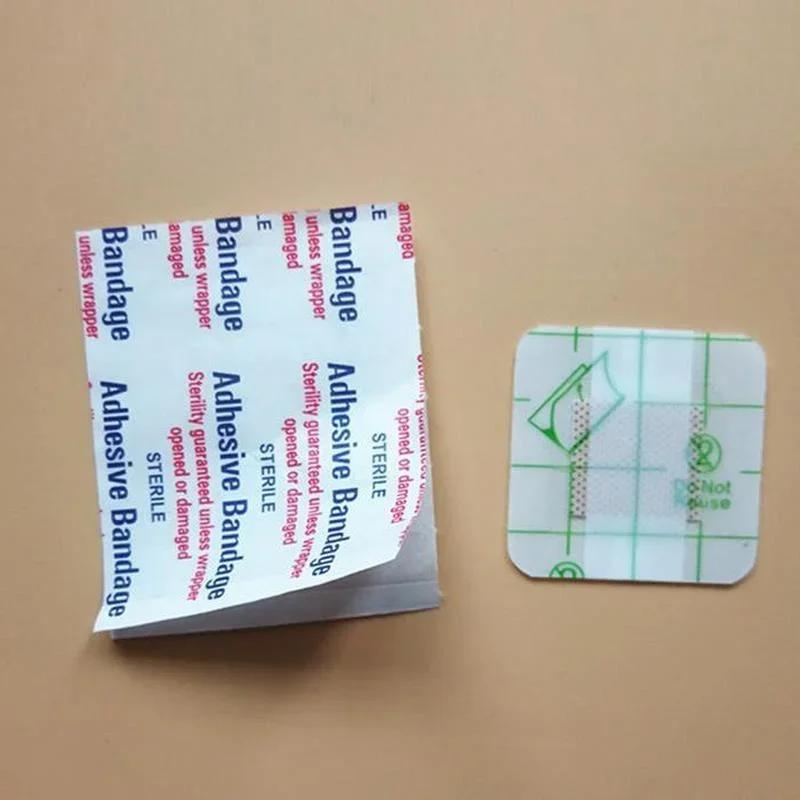50/100pcs Adhesive Square Wound Sticker Waterproof First Aid Care Outdoor Emergency Bandage