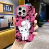 Phone Case: 2D flat design, suitable for iPhone 18, 17, 16, 15, 14, 13 Pro protective cases, fluffy big tail, perfect Christmas and Halloween holiday 
