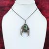 Seraphinite Pendant Copper Wire Wrapped Gemstone Pendant Handmade Copper Jewelry Latest Design Pendant Wire Wrapped Jewelry Gifts For Mother