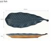 Vintage Ceramic Leaf Shaped Dinner Plate Creative Sushi Dish Dessert Dim Sum Dish Fruit Plate Service Plate Specialty Tableware