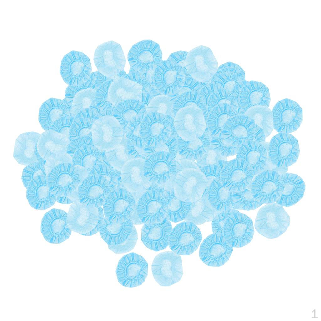 200 шт. Одноразовые нетканые материалы Чехол для микрофона Ветрозащита Чехлы для микрофона Blue