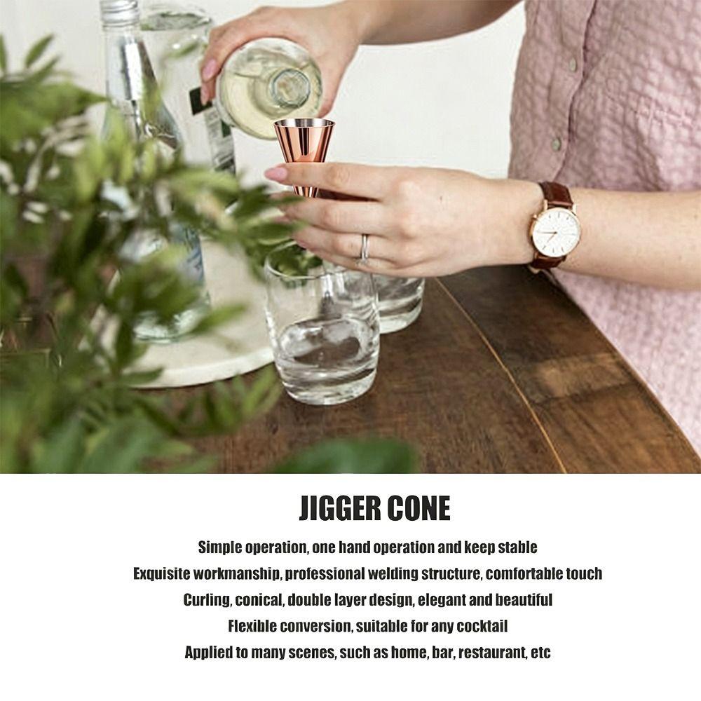 Measurements Inside Measuring Jigger Stainless Steel Bartending Jigger Double Cocktail Jigger Bar